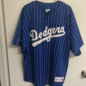 LA Dodgers XXL Vintage Majestic Baseball Jersey